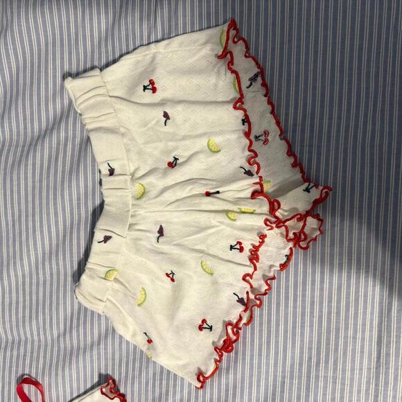 seUrban outfitters set out from under embroidered fruit - Picture 4 of 5